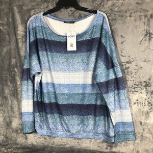 Yoins Woman's Pullover Your Inspiration Shirt Blue Blouse Size Adult XX Large